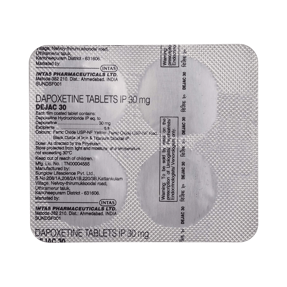 Dejac 30 Tablet - Image 3