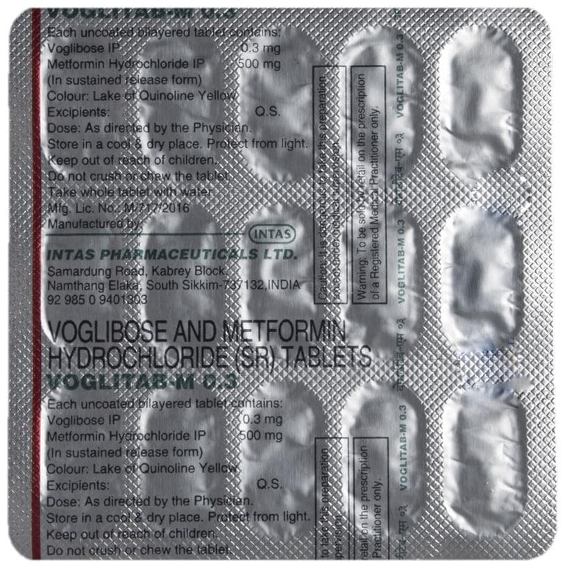 Voglitab-M 0.3 Tablet - Image 2