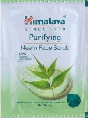 Himalaya Purifying Neem Face Scrub Sachet - Image 1
