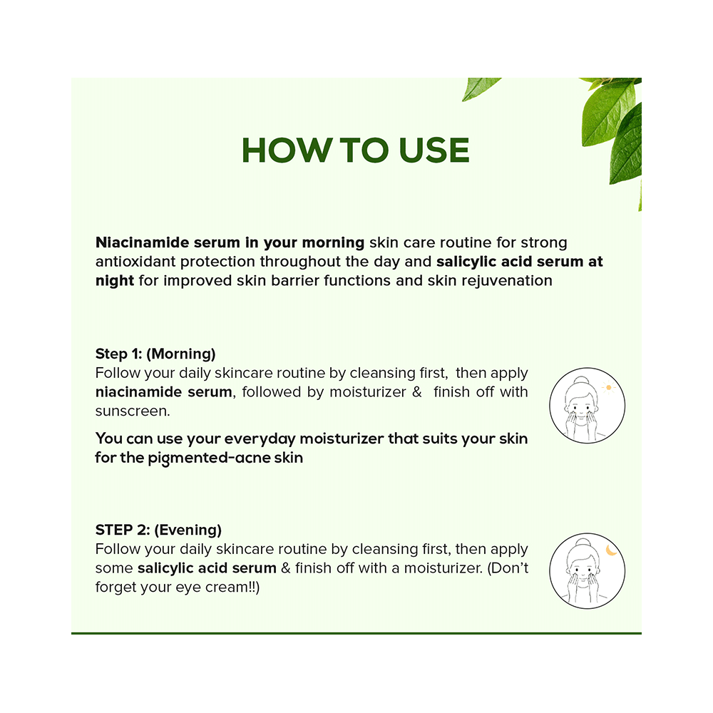 CGG Cosmetics Combo Pack of 2% Niacinamide Serum (10ml) & 2% Salicylic Acid Serum (10ml) - Image 8