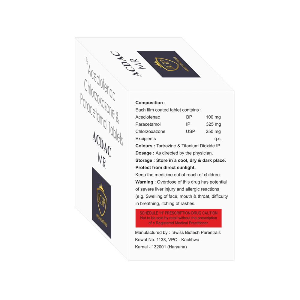 Acdac MR 100mg/325mg/250mg Tablet - Image 2