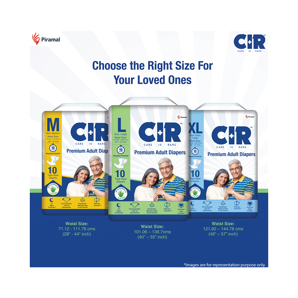 CIR Premium Adult Unisex Diaper with Aloe Vera | Size Large - Image 7