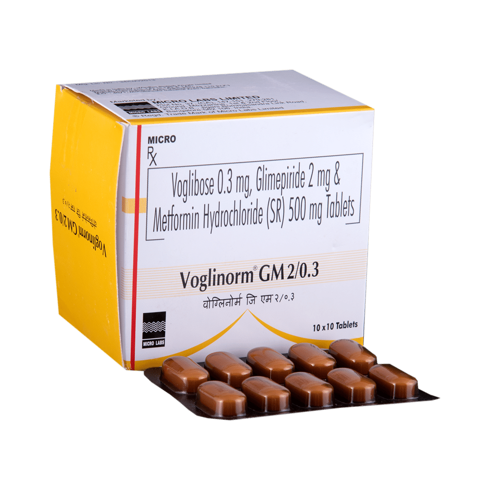 Voglinorm GM 2/0.3 Tablet SR