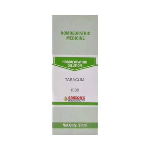 Bakson's Homeopathy Tabacum Dilution 1M - Image 1