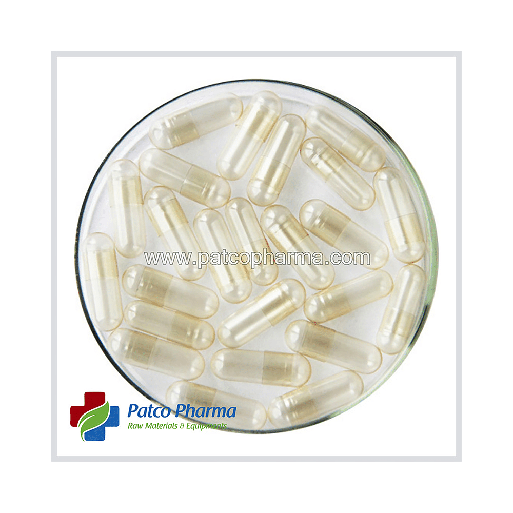 Patco Pharma Empty Hard Gelatin Capsule Size 0 Clear - Image 2