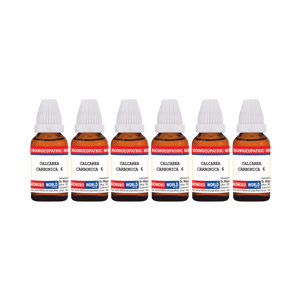 Dr. Majumder Homeo World Calcarea Carbonica Dilution (30ml Each) 3 CH