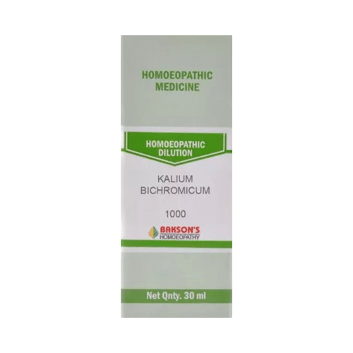 Bakson's Homeopathy Kalium Bichromicum Dilution 1000 CH