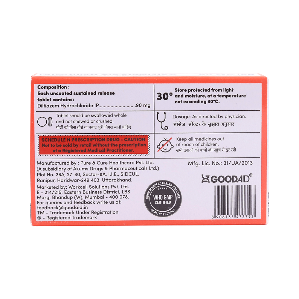 Diltiaid SR 90 Tablet - Image 2
