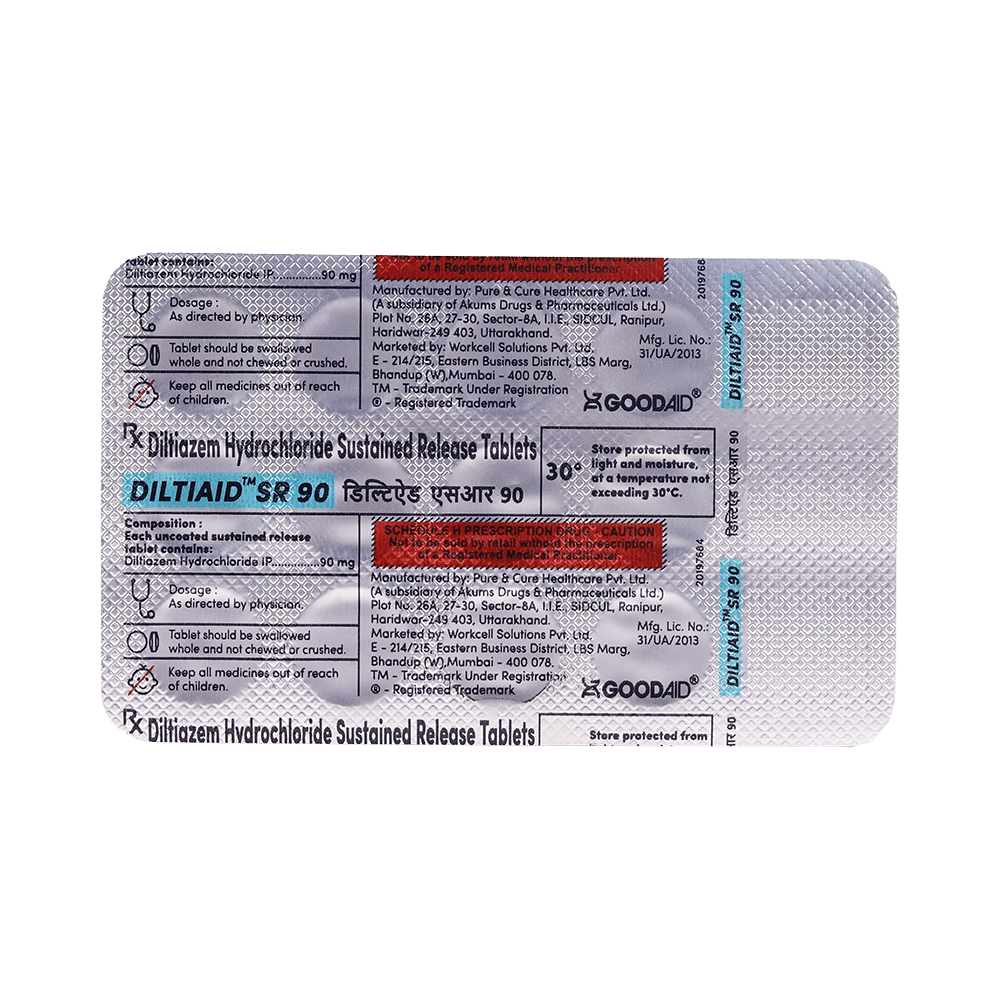 Diltiaid SR 90 Tablet - Image 3