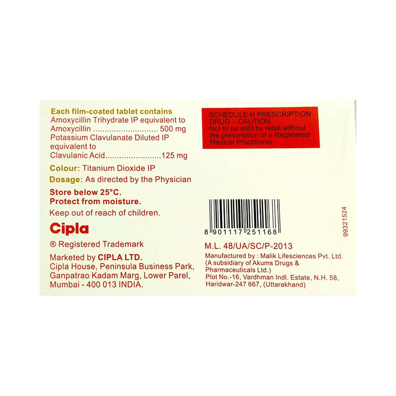 Novaclav 625 Tablet - Image 2