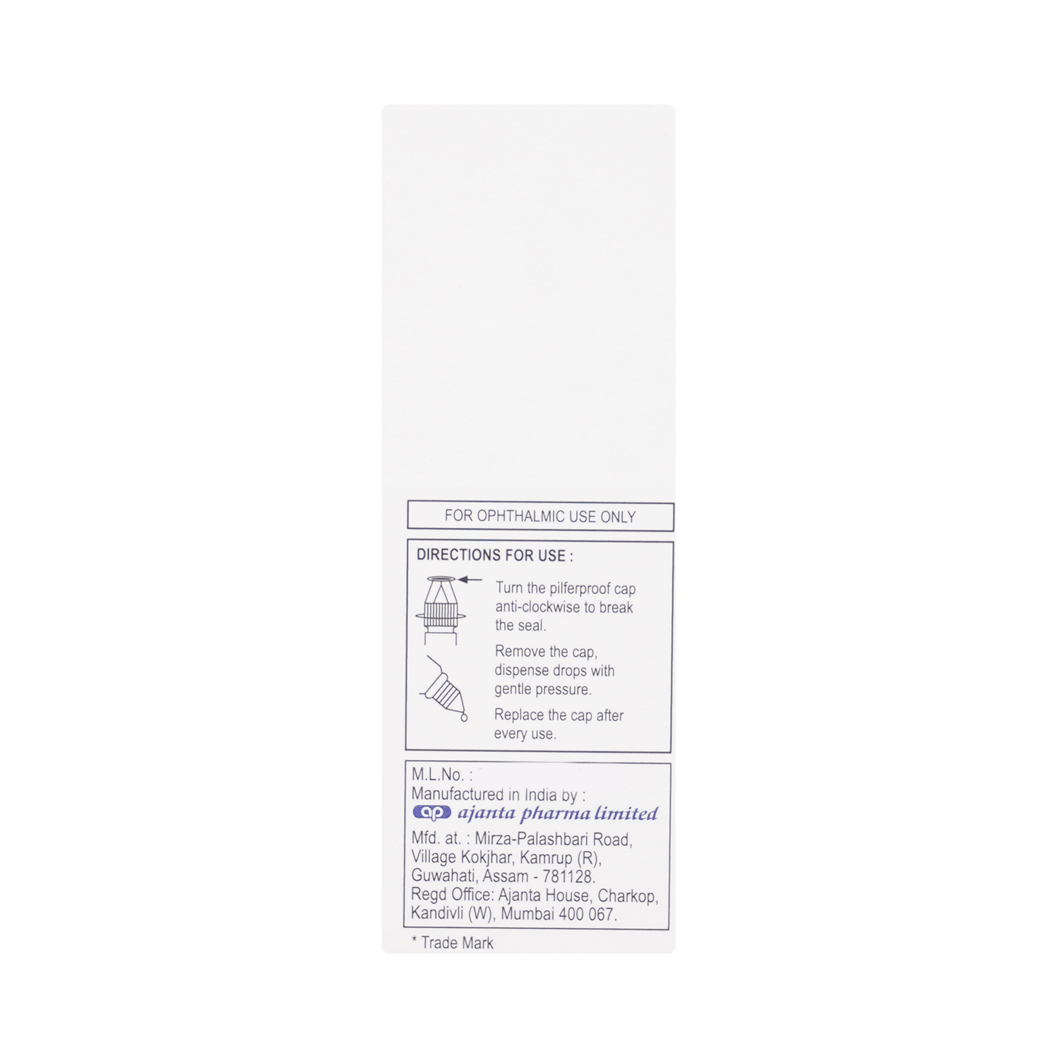 Gate P Eye Drop BAK Free - Image 4