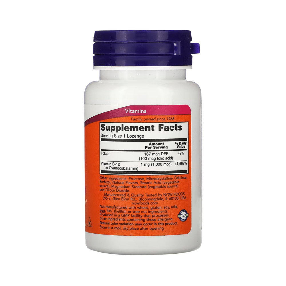 Now Foods B-12 1000mcg Lozenges - Image 2