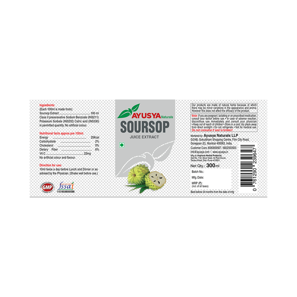 Ayusya Soursop Juice - Image 3