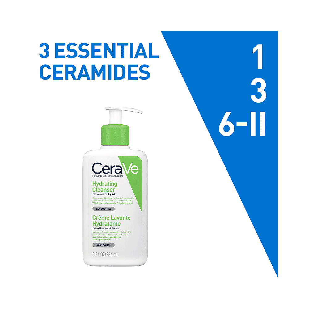 CeraVe Hydrating Cleanser For Normal & Dry Skin - Image 5