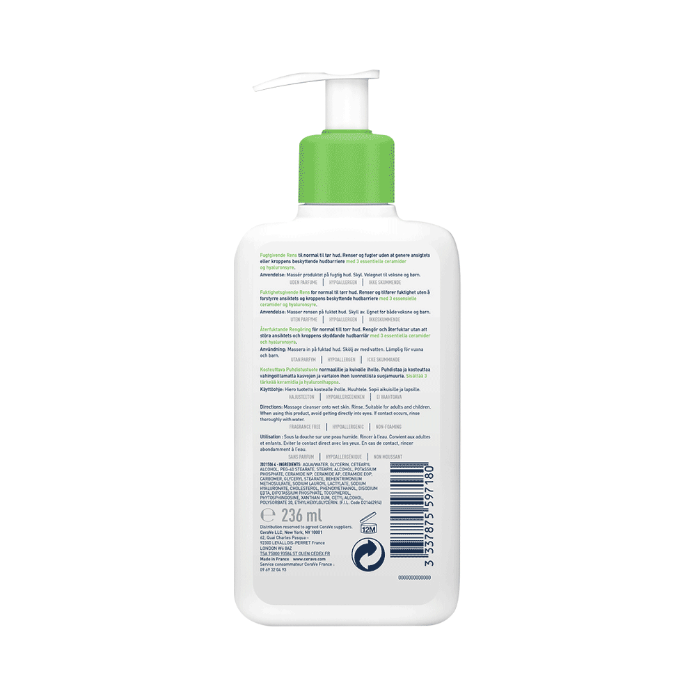 CeraVe Hydrating Cleanser For Normal & Dry Skin - Image 2