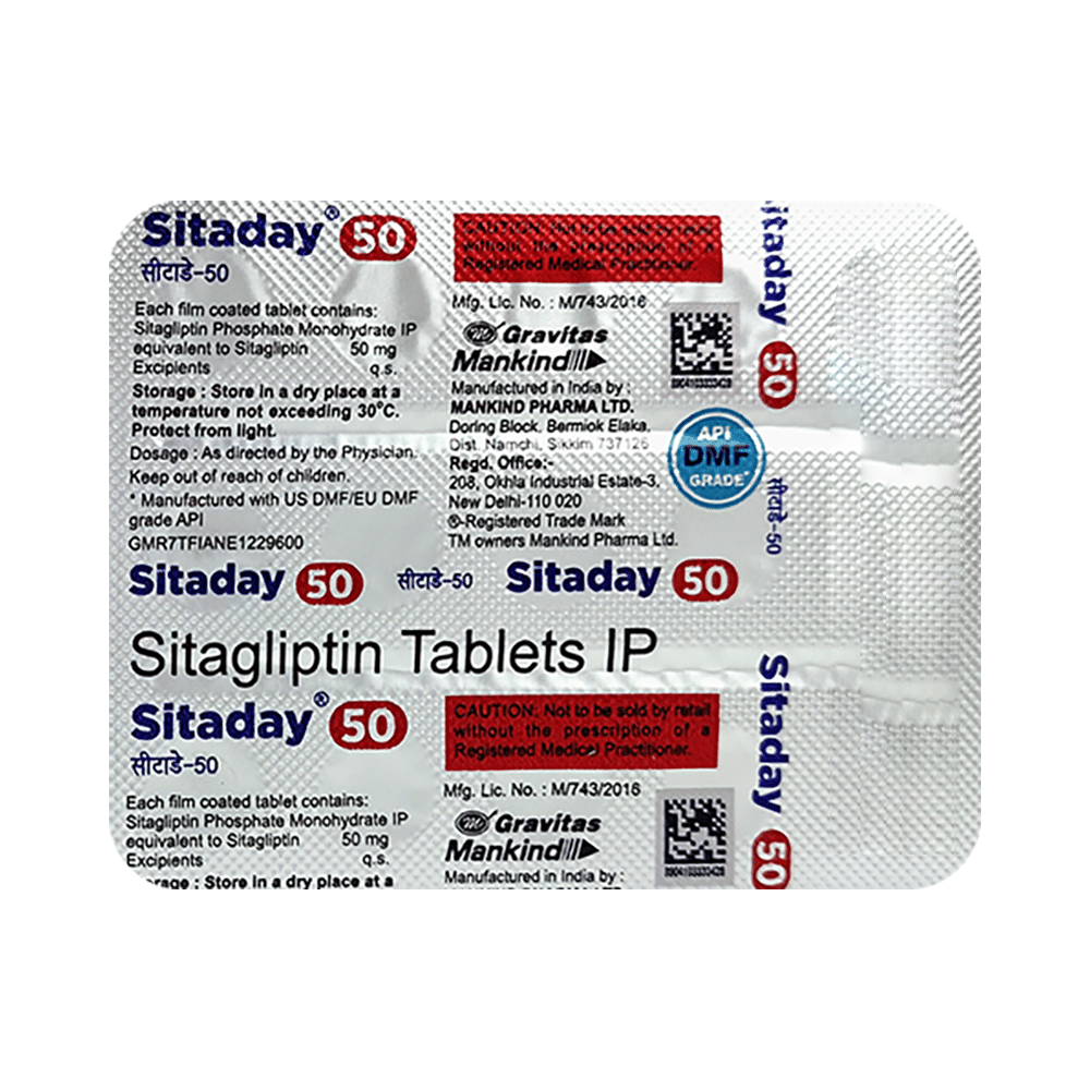 Sitaday 50 Tablet - Image 3