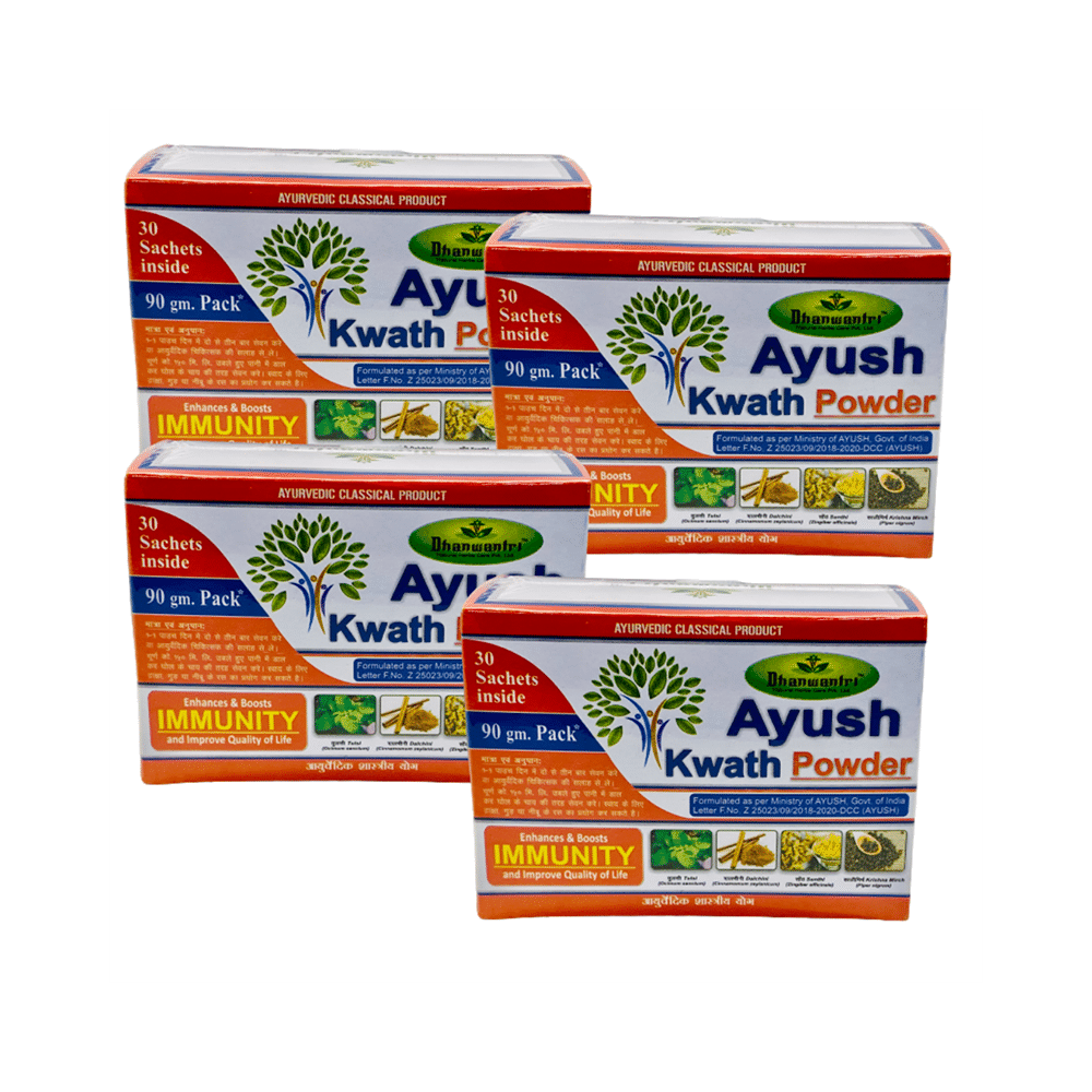 Dhanwantri Ayush Kwath Powder(30 sachet Each) - Image 1