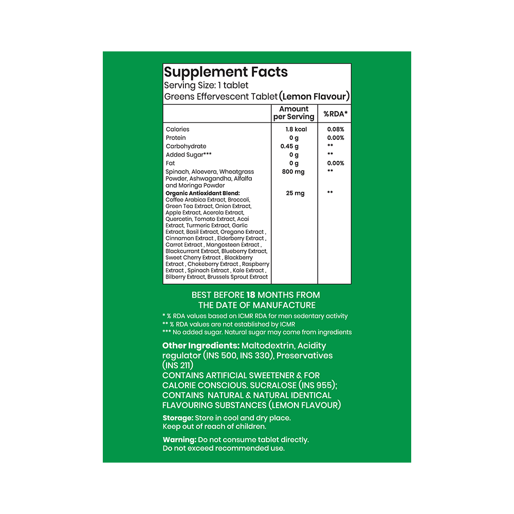 Superfit Green Super Effervescent Tablet Lemon - Image 4