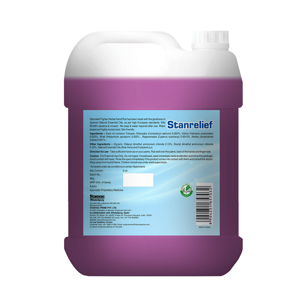 Stanrelief Fighter Herbal Hand Rub Sanitizer Rose - Image 2