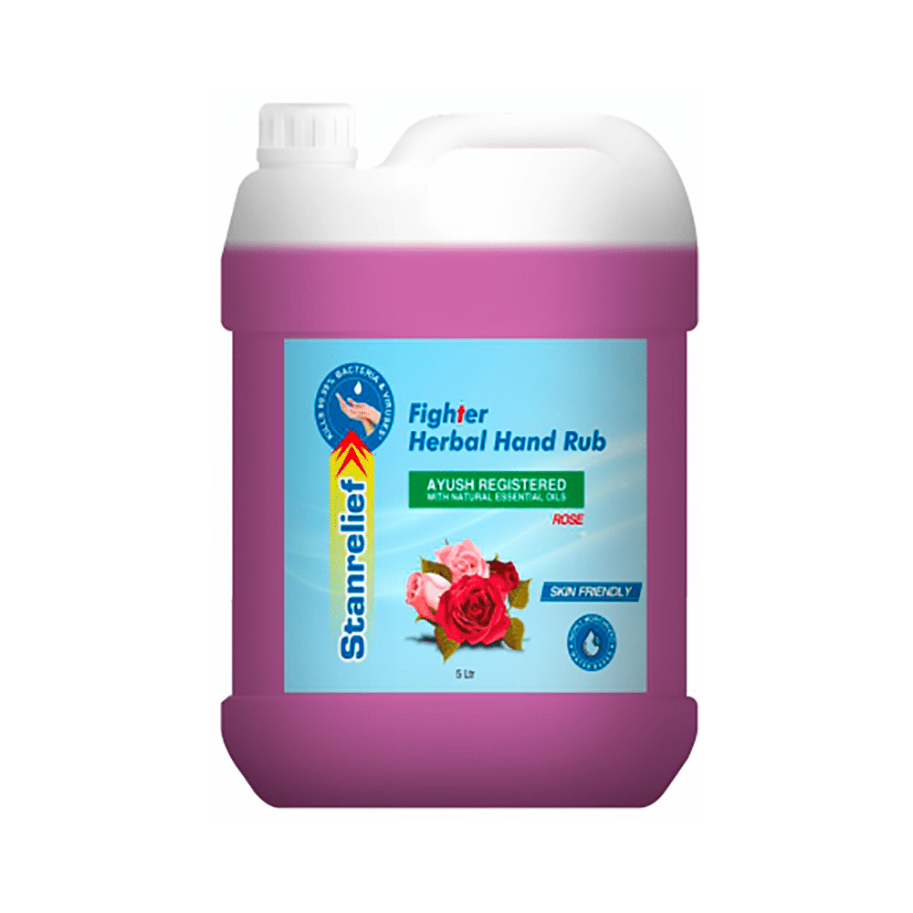 Stanrelief Fighter Herbal Hand Rub Sanitizer Rose - Image 1