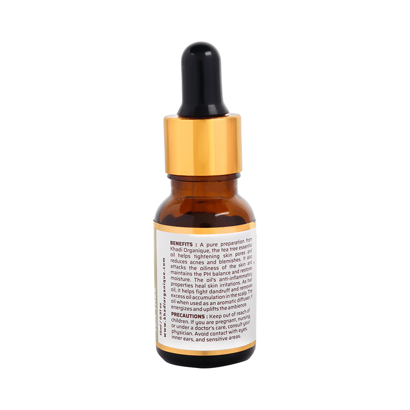 Khadi Organique Tea Tree Essential Oil - Image 3