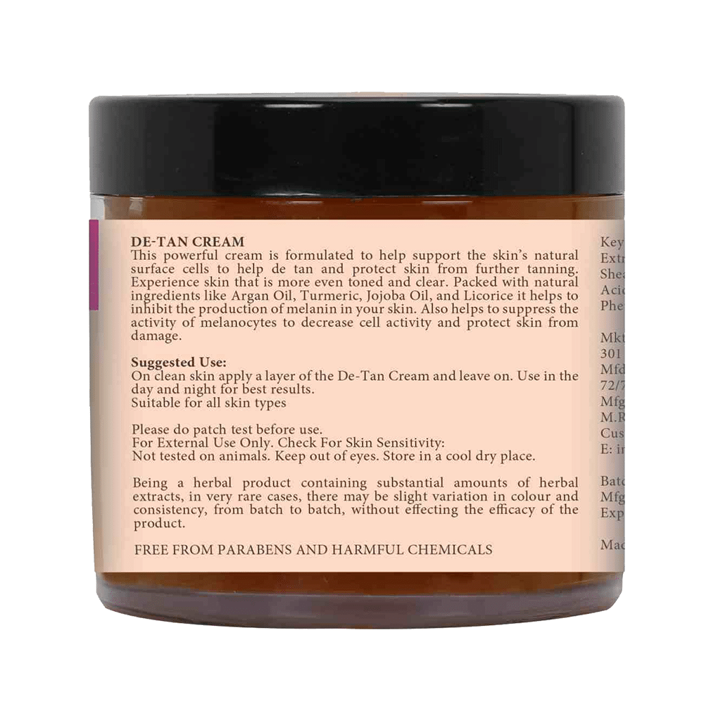 Auravedic Skin Lightening Formula De-Tan Cream - Image 2