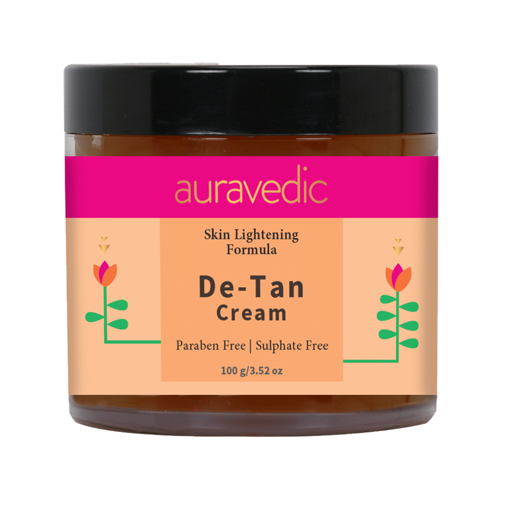 Auravedic Skin Lightening Formula De-Tan Cream - Image 1