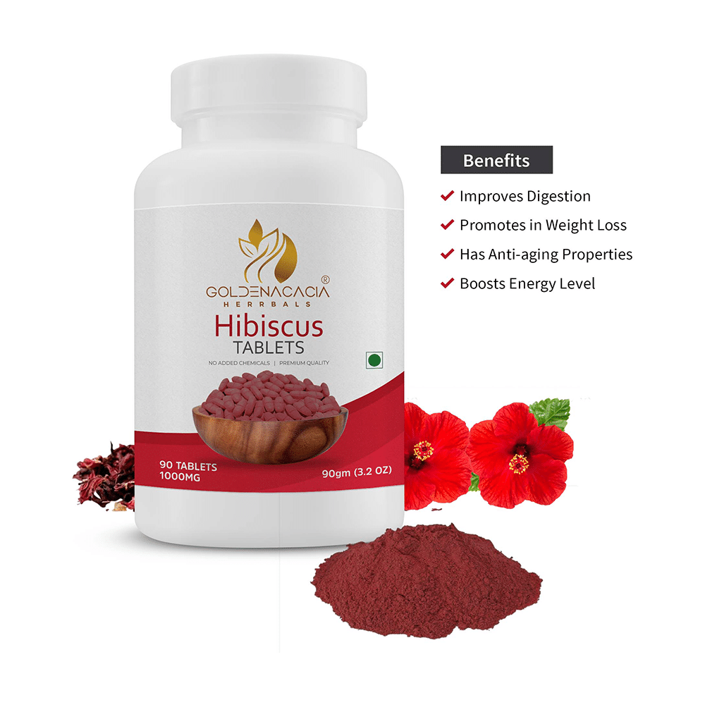 Goldenacacia Herrbals Hibiscus 1000mg Tablet - Image 2