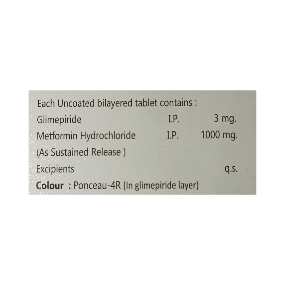 Bipride M 3mg/1000mg Tablet - Image 2