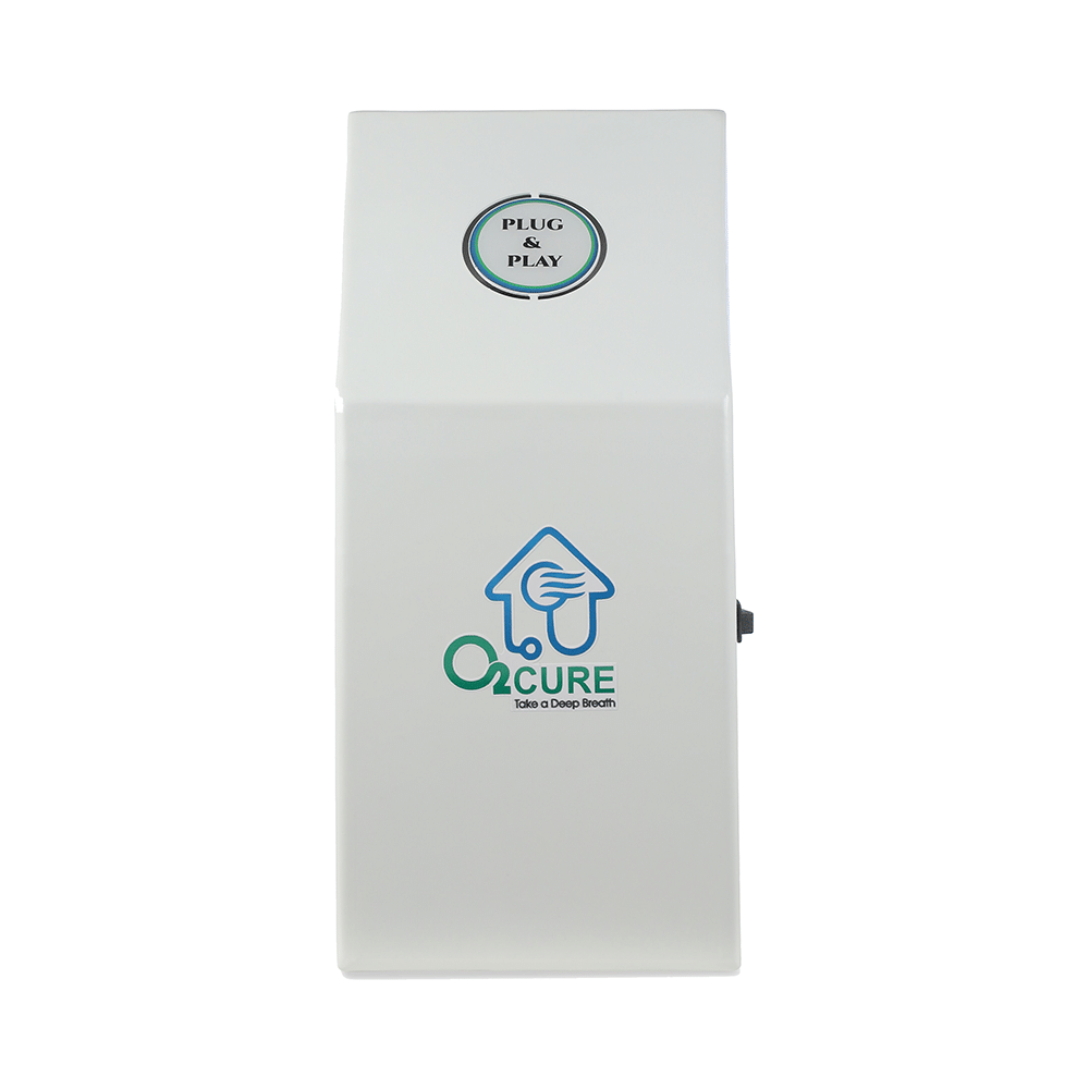O2 Cure Plug & Play Air Purifier with PHI-Cell Technology White