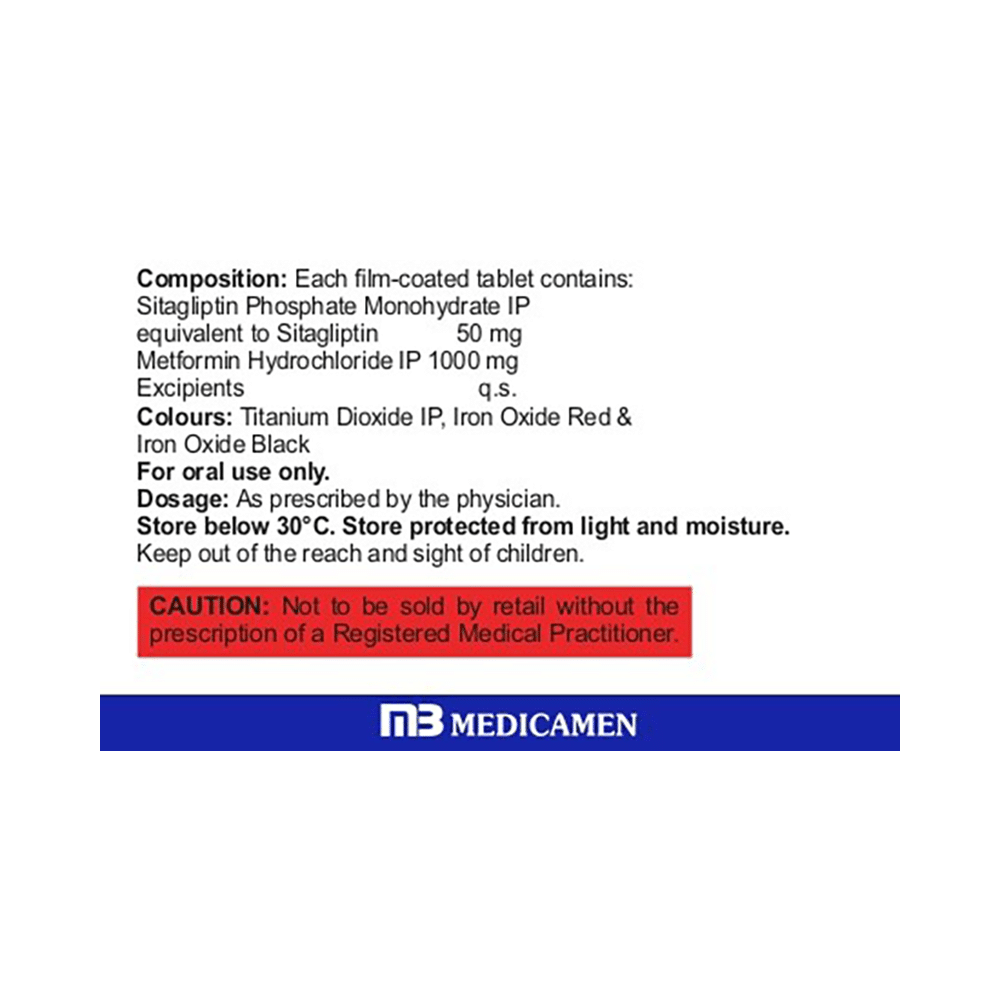 Sitawow M 50/1000 Tablet - Image 4