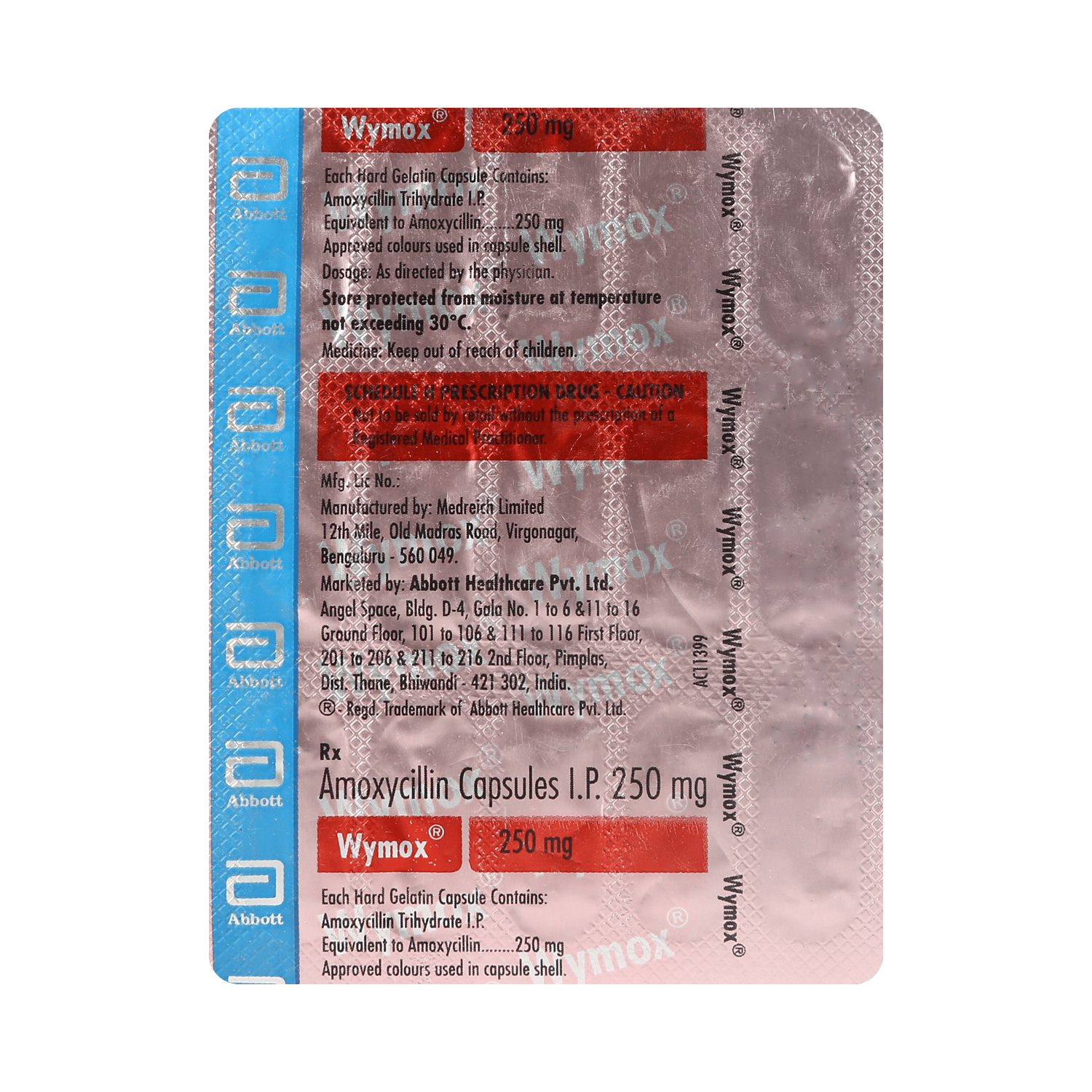 Wymox 250mg Capsule - Image 3
