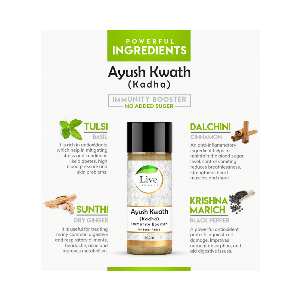 Live Immune Ayush Kwath Kadha - Image 4