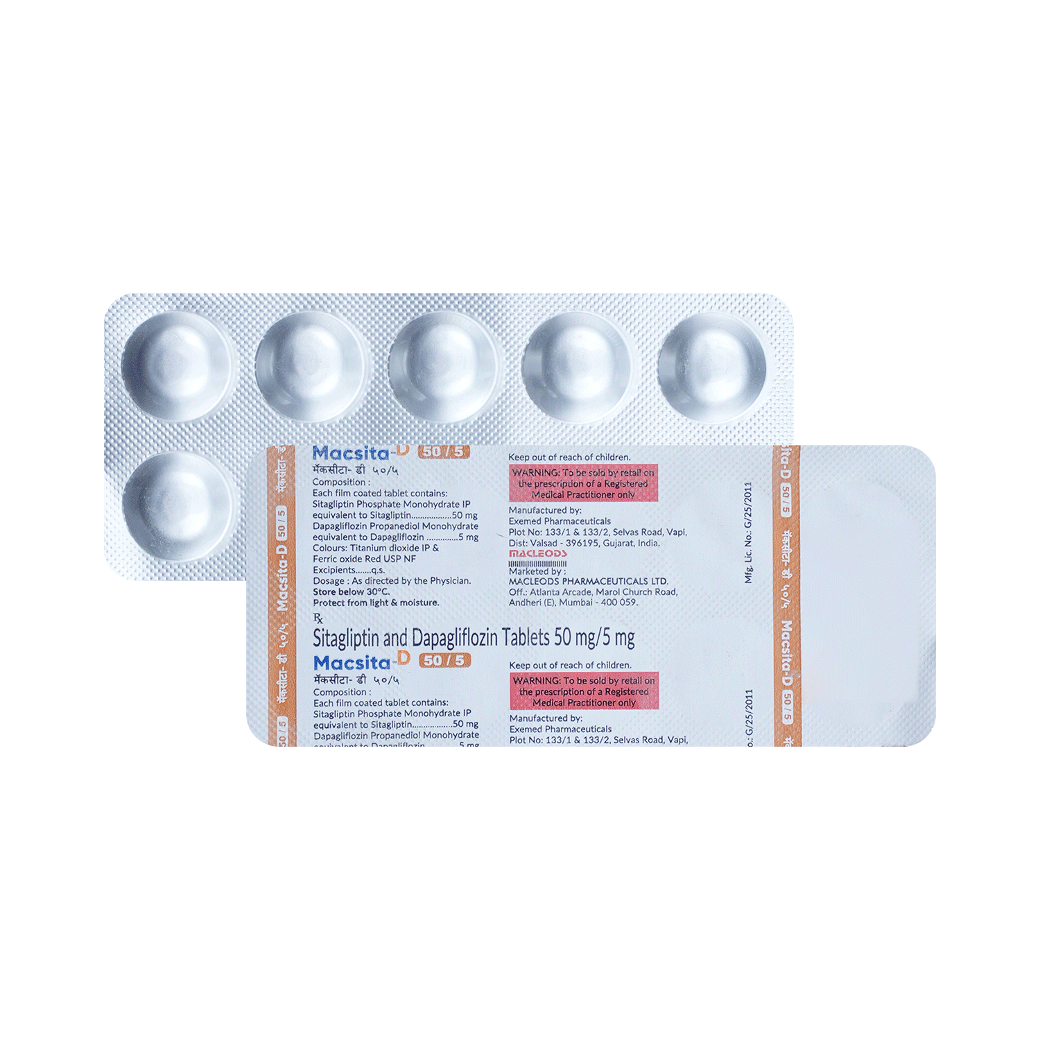 Macsita-D 50/5 Tablet - Image 1