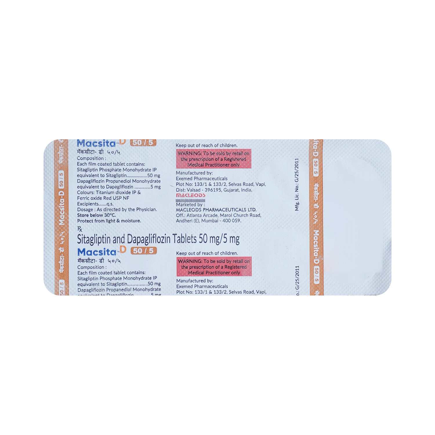 Macsita-D 50/5 Tablet - Image 3