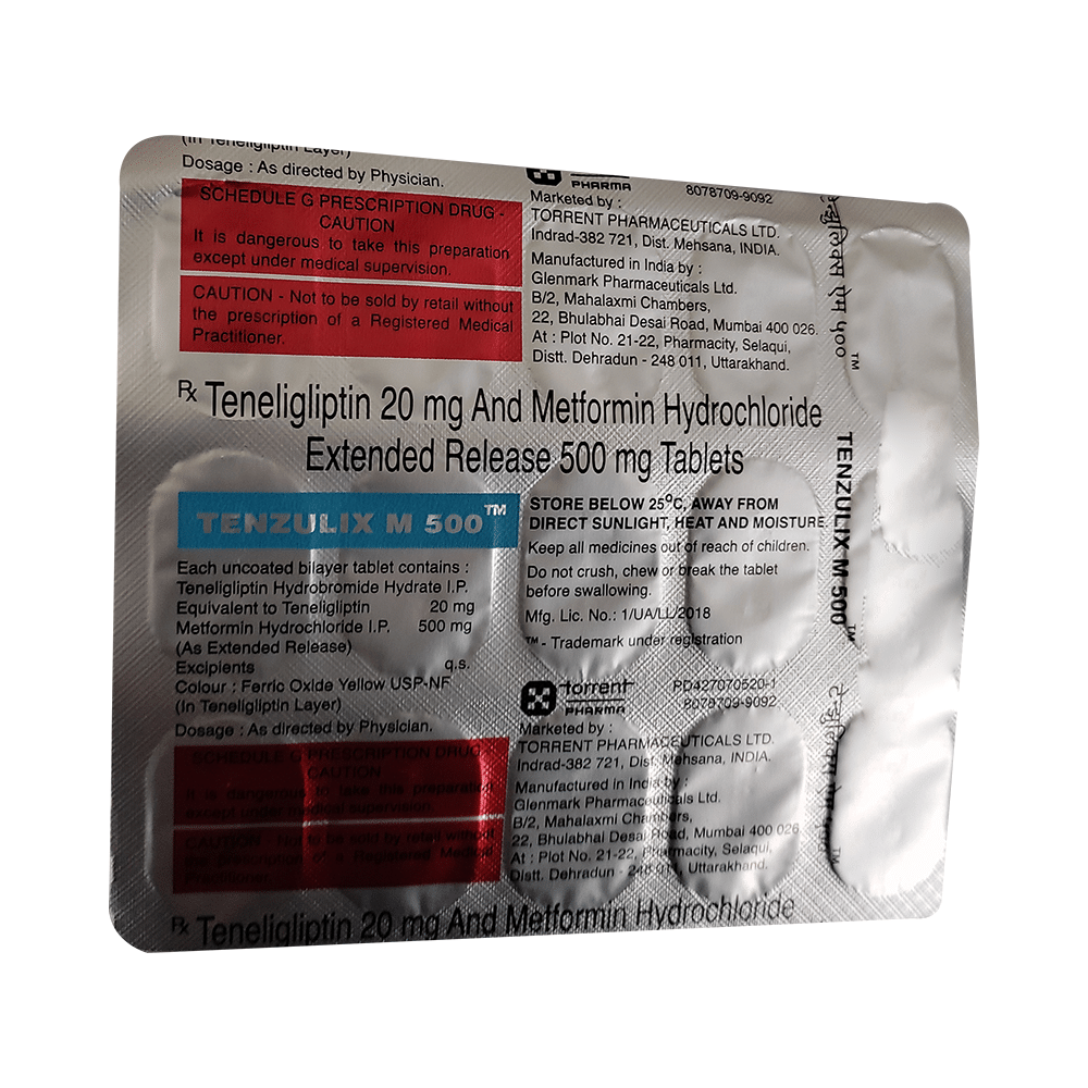 Tenzulix M 500 Tablet ER - Image 4