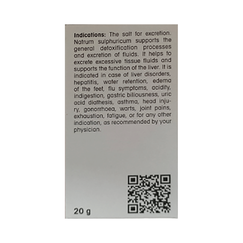 Dr Reckeweg &Co.gmbH Natrum sulphuricum Biochemic Tablet 30X - Image 2