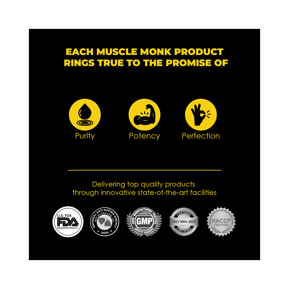Muscle Monk Whey Intense High Strength Whey Protein Blend Royal Chocolate - Image 8