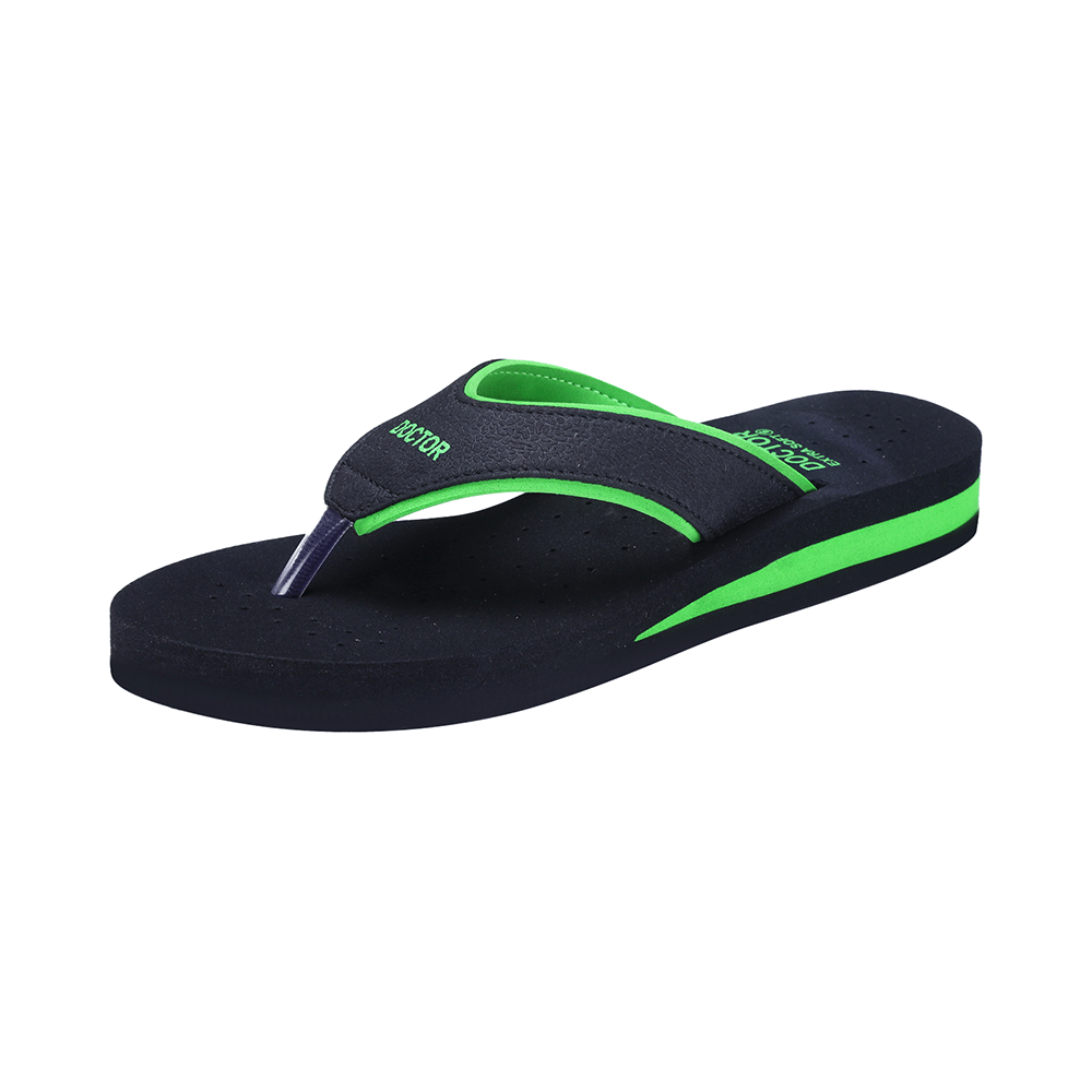 Doctor Extra Soft Ortho Care Orthopaedic Diabetic Pregnancy Comfort Flat Flipflops Slippers For Women Green 5 - Image 3