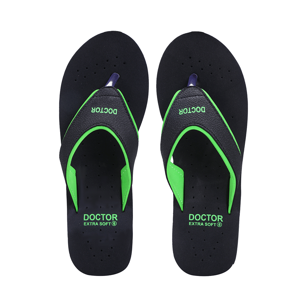 Doctor Extra Soft Ortho Care Orthopaedic Diabetic Pregnancy Comfort Flat Flipflops Slippers For Women Green 5