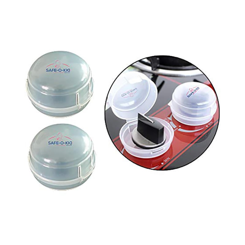 Safe-O-Kid Transparent Stove Knob Guards - Image 2