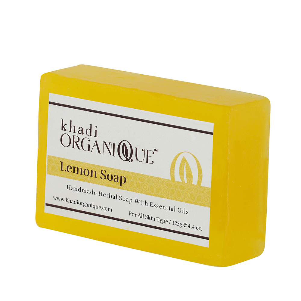Khadi Organique Lemon Soap - Image 1