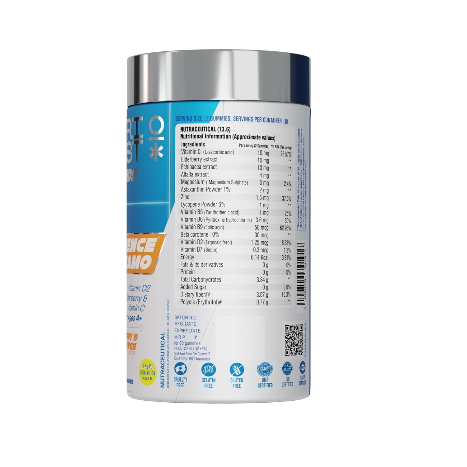 Nutriburst Defence Dynamo Minions Immunity Kids Gummies - Image 3