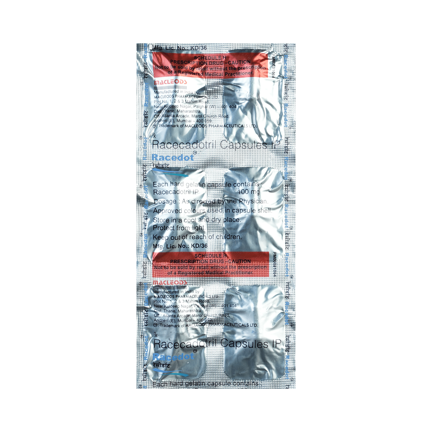 Racedot 100mg Capsule - Image 3