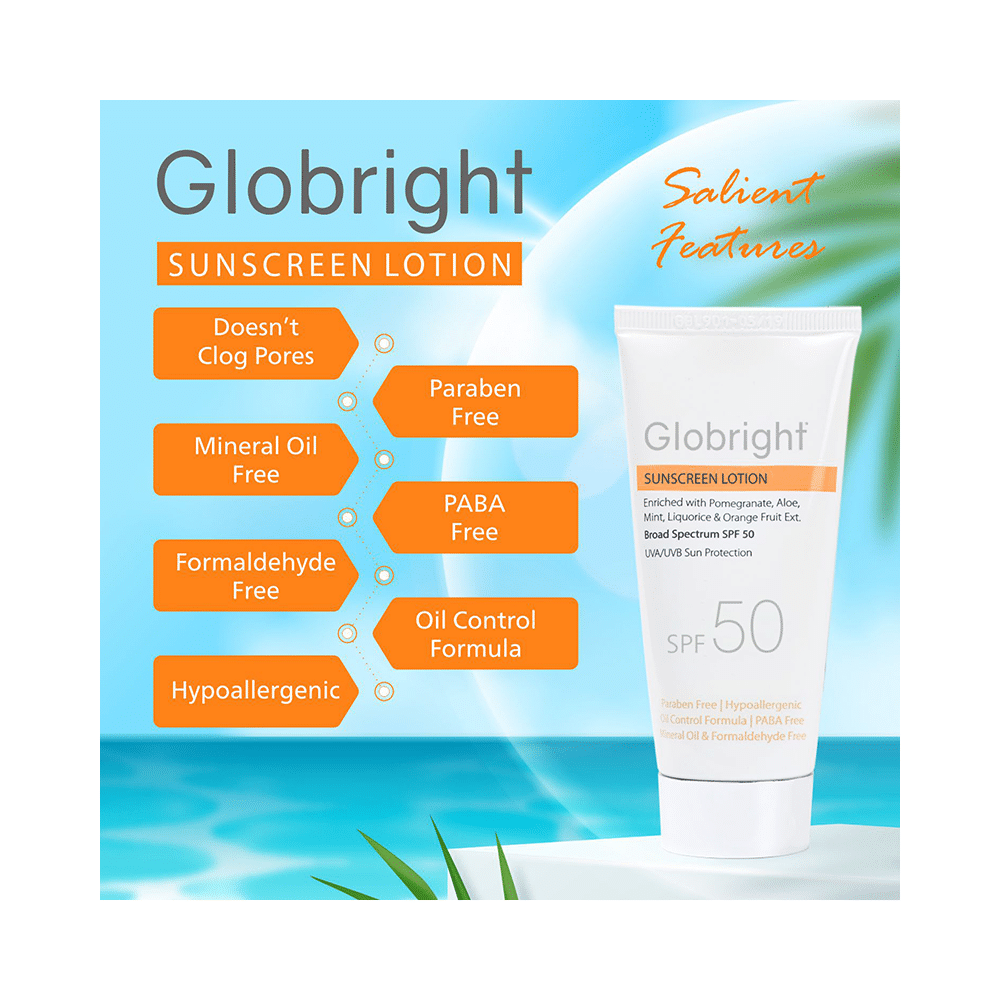 Globright Sunscreen Lotion SPF 50 (50ml Each) - Image 7