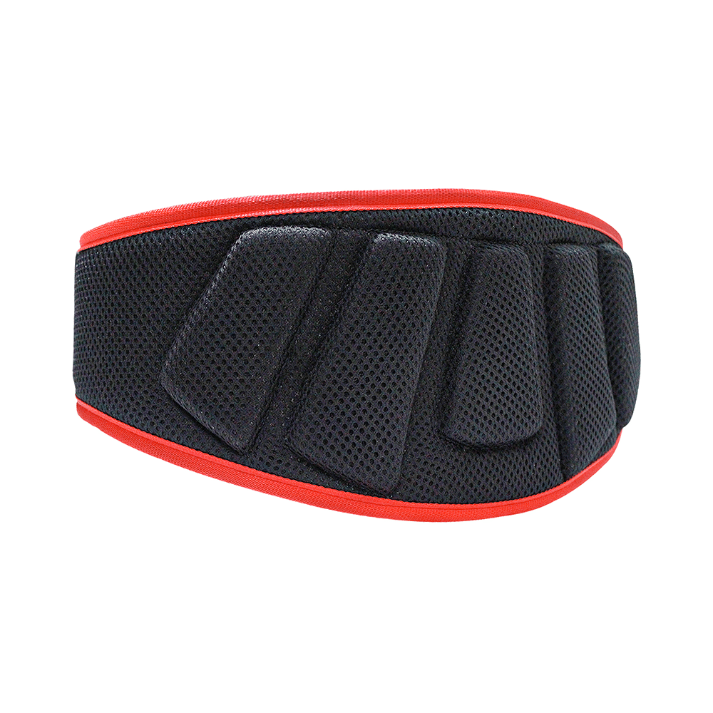 MuscleXP Gym Nylon Padded Weightlifting Belt Black Medium - Image 7