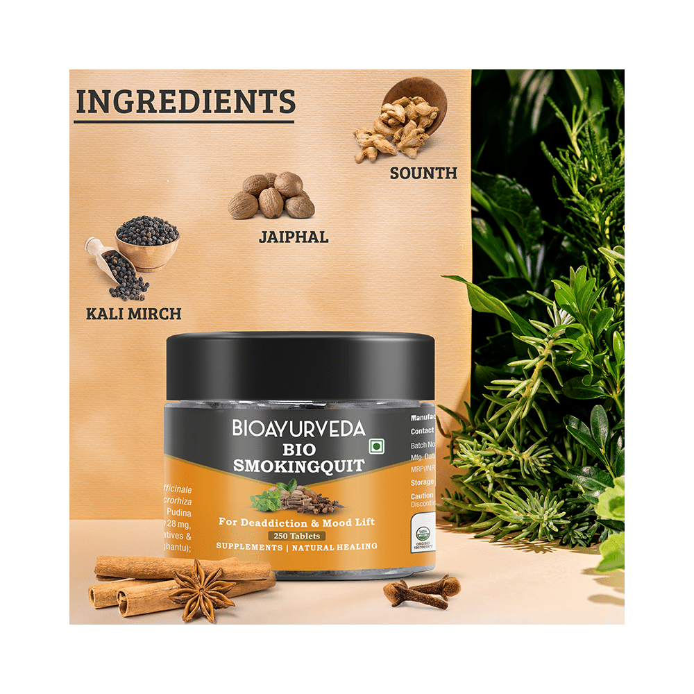 Bioayurveda Bio Smokingquit Tablet - Image 4