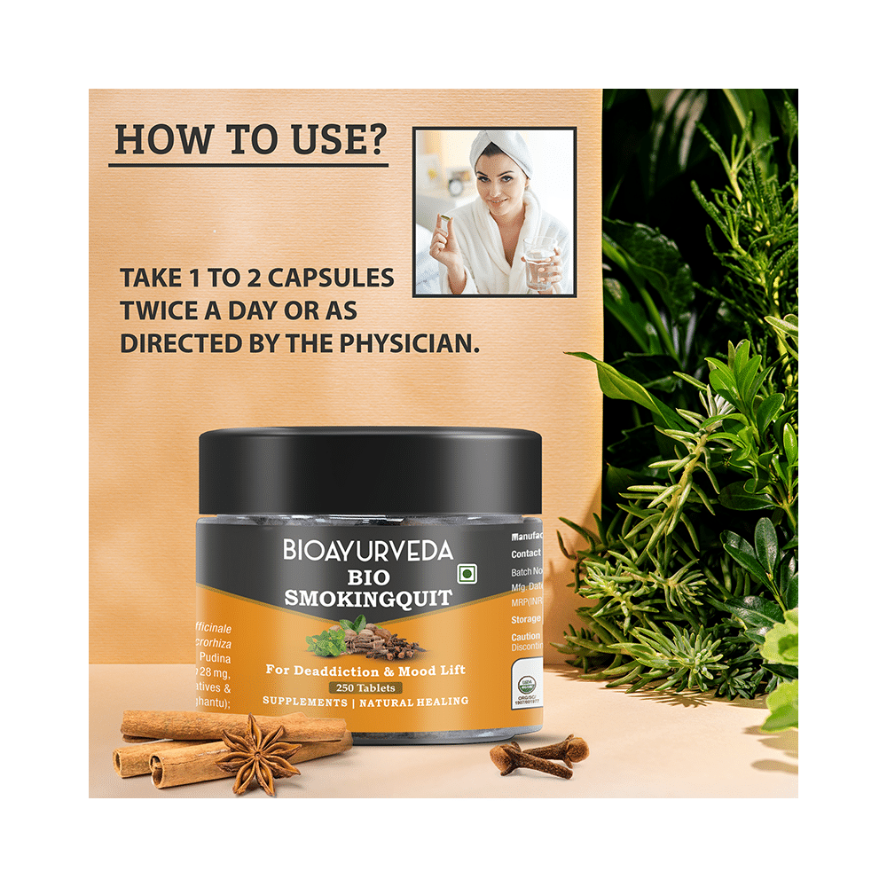 Bioayurveda Bio Smokingquit Tablet - Image 3