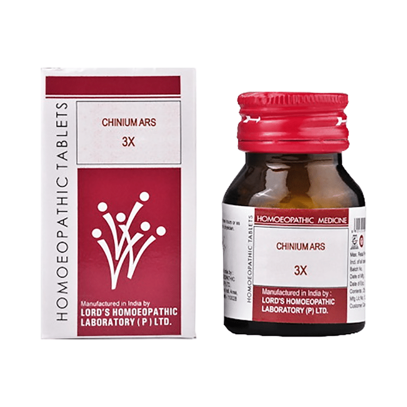 Lord's Chinium Ars Trituration Tablet 3X - Image 1