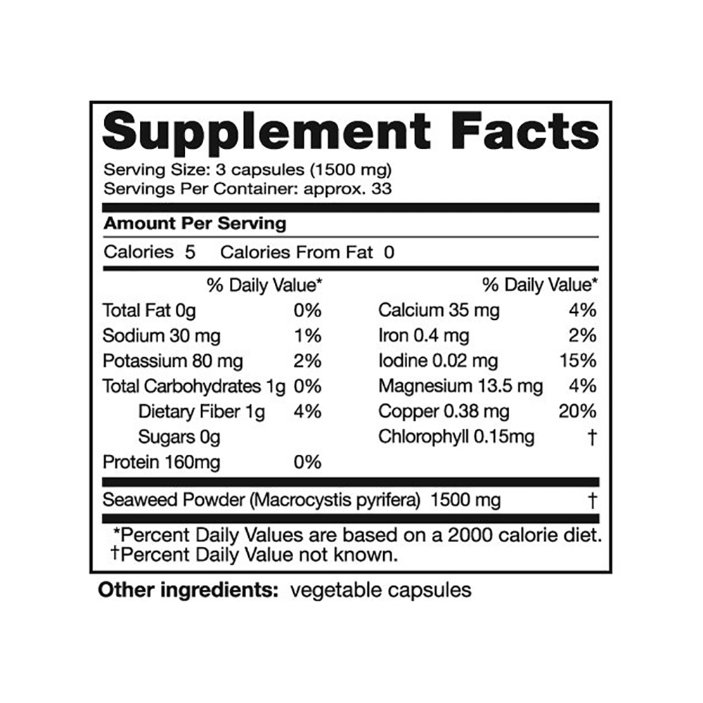 Seagate Seaweed Freeze-Dried Capsule - Image 2